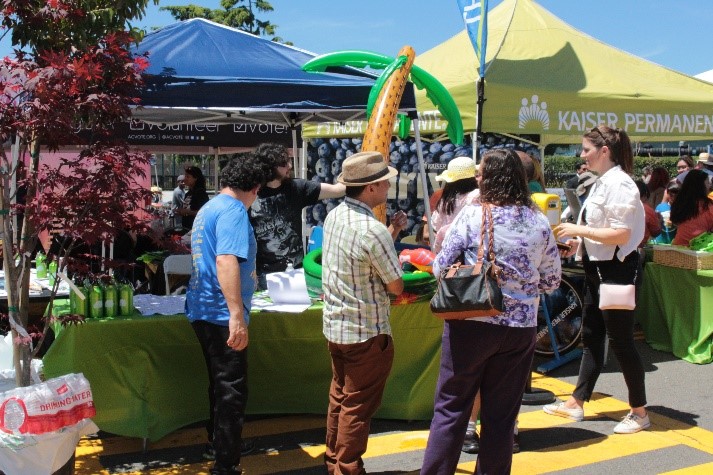 people at outdoor market