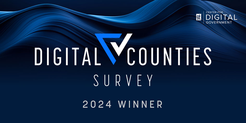 First place winner of the 2024 Digital Counties Survey